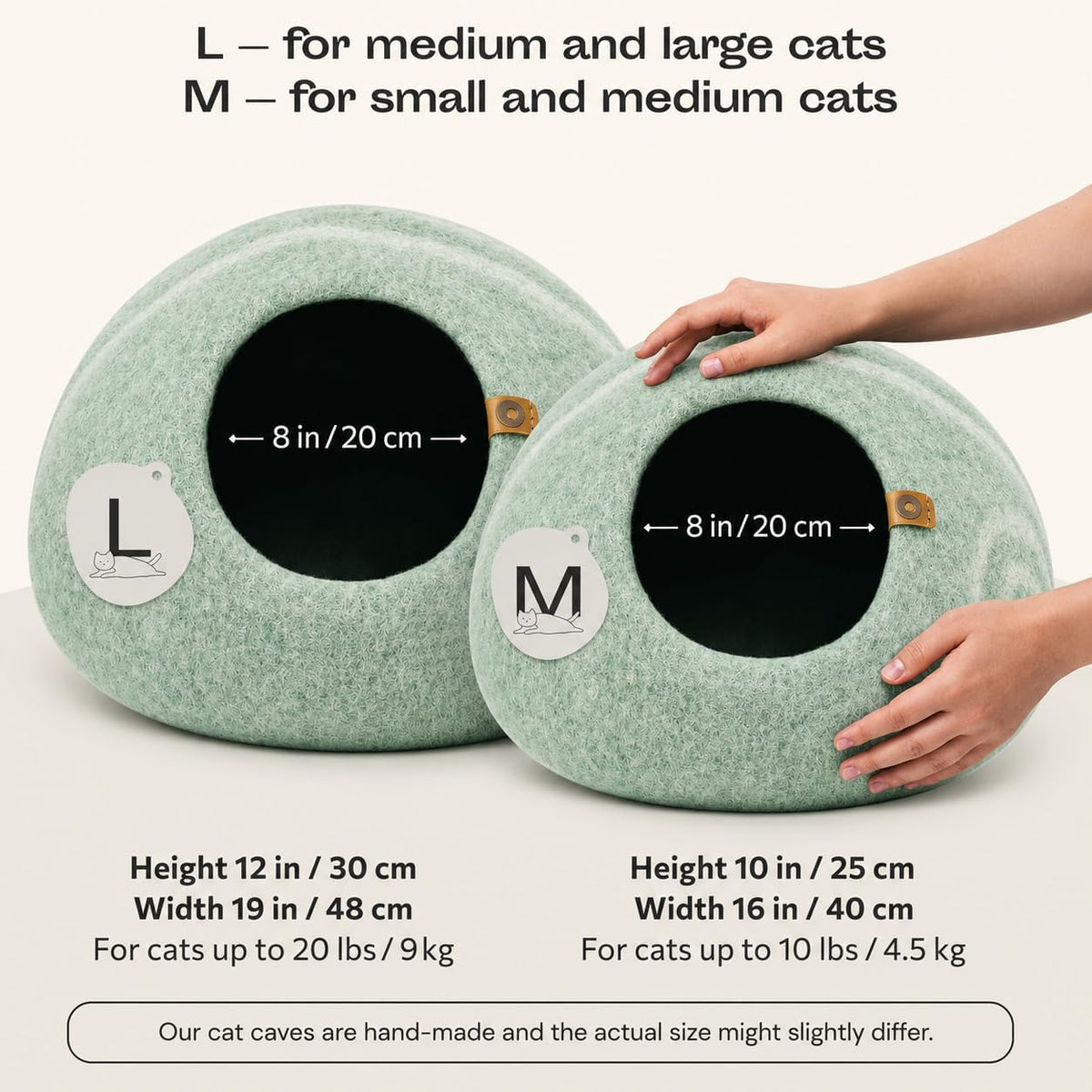 Merino Wool Cat Cave