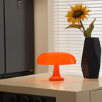 Amber Retro Mushroom Lamp