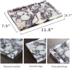 Viola Marble Vanity Tray