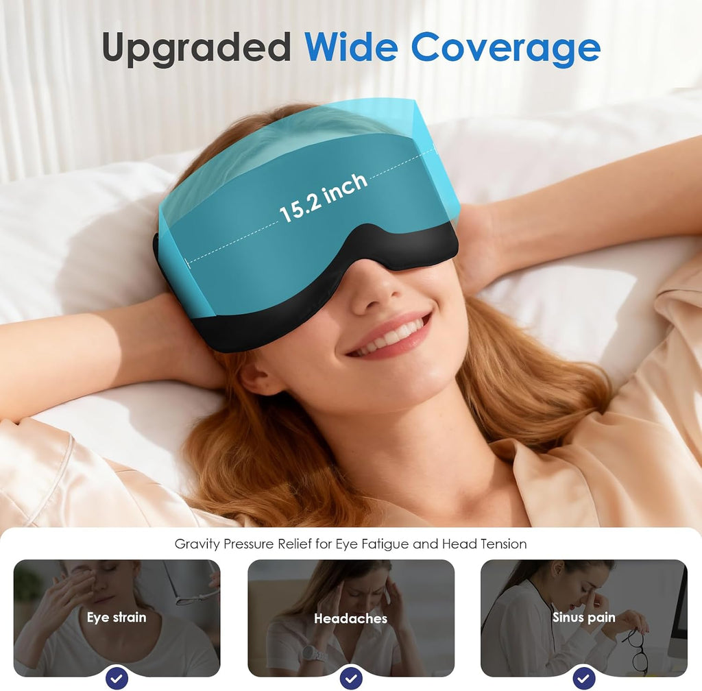 Weighted Silk Sleep Mask, Black