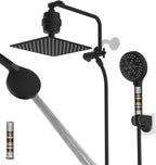 Filtered Rainfall Shower System, Matte Black