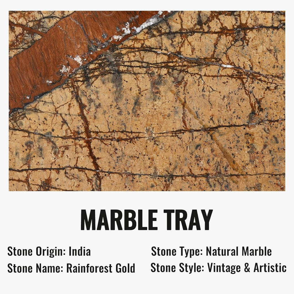 Natural Marble Catchall Tray