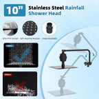 Filtered Rainfall Shower System, Matte Black