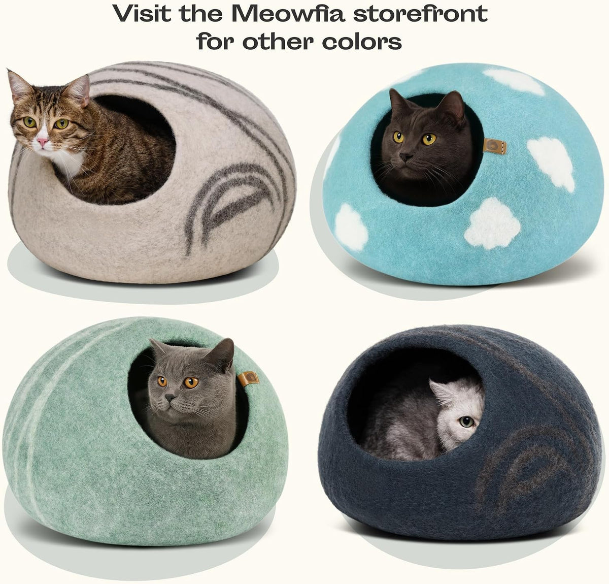 Merino Wool Cat Cave