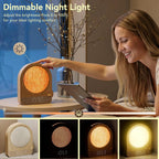Wood Grain Sunrise Alarm Clock