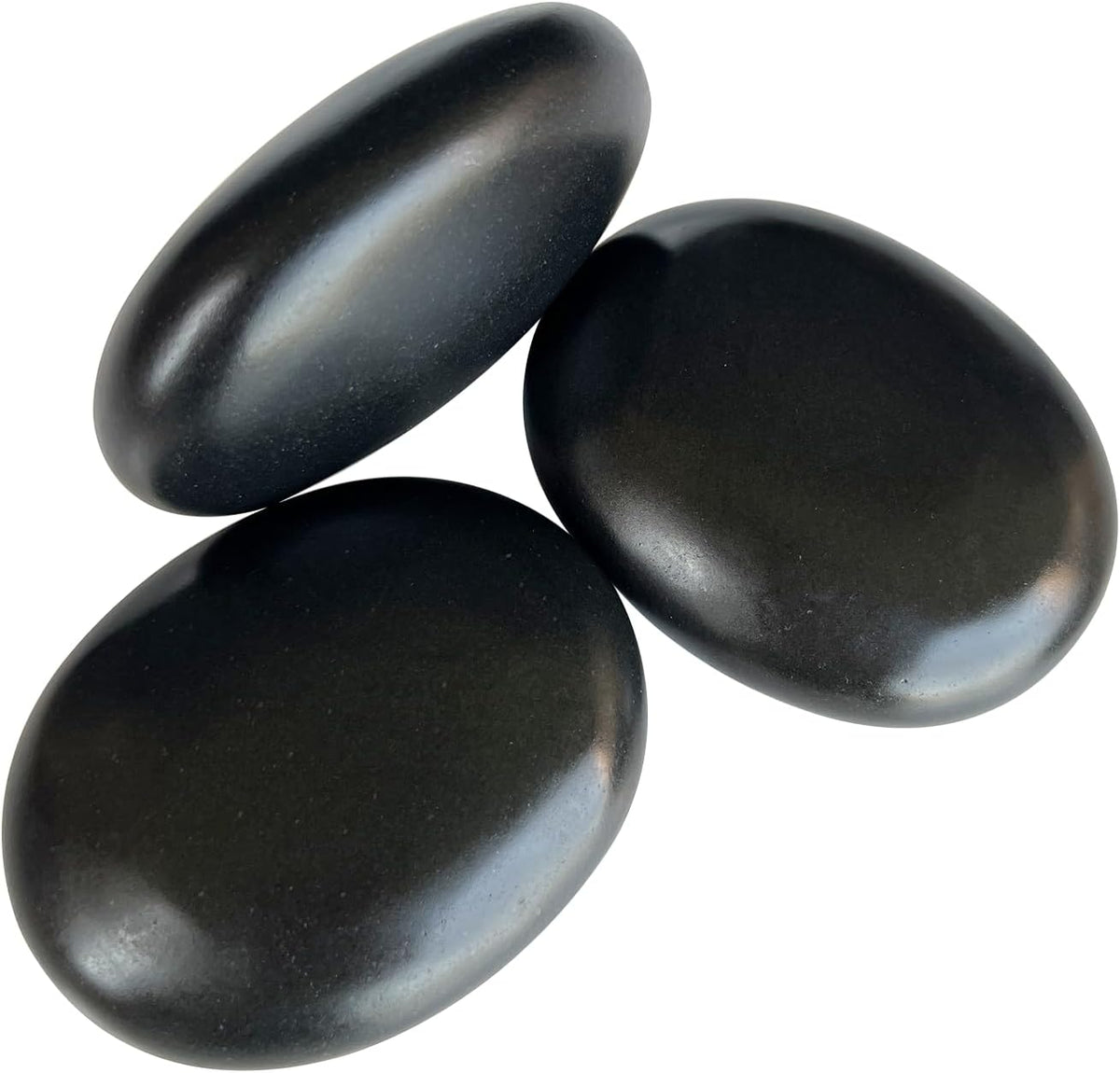 Basalt Massage Stones, Set of Three
